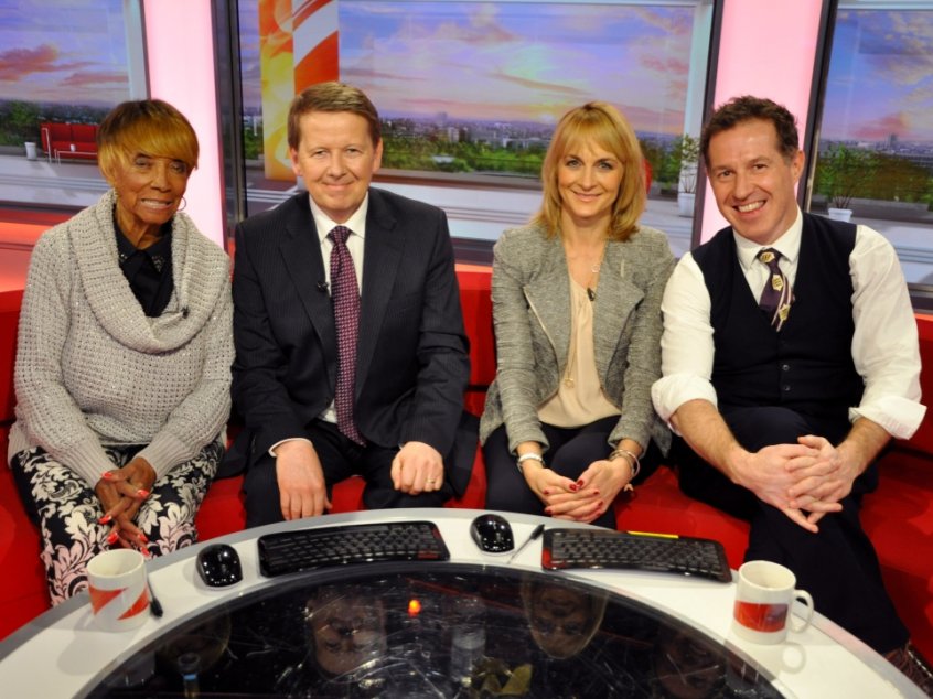 Norma Miller on BBC Breakfast image