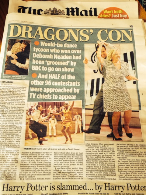 Swing Patrol on Page 3 of the Daily Mail image