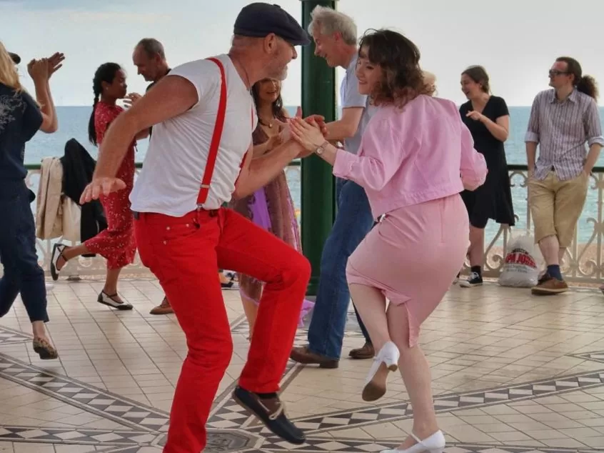 Dancing at the Brighton Bandstand image